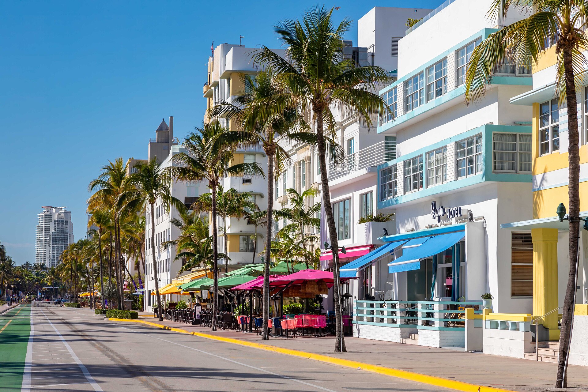 Fachadas Art Déco de Ocean Drive